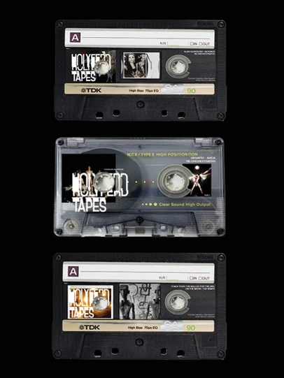 Three cassette tapes: the Holyford Tapes.